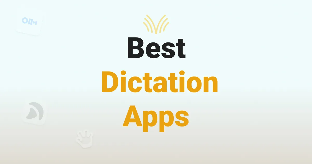 Best Dictation Apps 2026